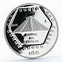 Mexico 10 pesos Piramide del Castillo proof silver coin 1994