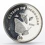 Mexico 10 pesos Michoacan butterflies II edition proof silver coin 2006