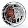 Lebanon 5 livres Zodiac Signs Taurus colored proof silver coin 2013