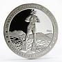 Ivory Coast 1500 francs Ancient Wonder Colossus of Rhodes proof silver coin 2010