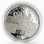 Cook Islands 10 dollars Black Swan Treasure Ship proof silver coin 2011