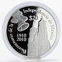 Mexico 20 pesos 200th Anniversary of Independence proof silver coin 2010