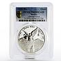 Mexico 1 oz Winged Victory PR-69 PCGS proof silver coin 2000