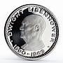 Ras al-Khaimah 10 riyals Dwight Eisenhower proof silver coin 1970