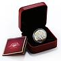 Fiji 10 dollars St.Vladimir icon prince gilded proof silver coin 2012