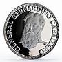 Paraguay 150 guaranies Bernardino Caballero silver coin 1973