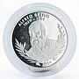 Benin 1000 francs Alfred Brehm proof silver coin 2004