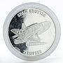 Seychelles 25 rupees Space Shuttle proof silver coin 1993