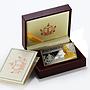 Brunei 50 dollars Sultan Istana Darussalam Building gilded proof silver 1996