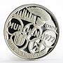 Fujairah 5 riyals Munchen Summer Olympic Games proof silver coin 1970