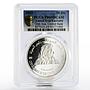 United Arab Emirates 50 dirhams Anniversary Central Bank PR69 PCGS silver 2003