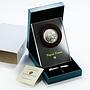 Niue 1 dollar Iris Florentina Flowers Nature colored proof silver coin 2012