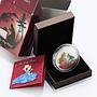 Benin 1000 francs The Frog Prince Fairy Tale Princess color  silver coin 2014