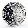 United Arab Emirates 25 dirhams 25th Anniversary Oil Production proof 1999