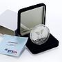 Laos 70000 kip Happy Holiday series Butterfly hologram silver coin 2014