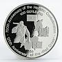 Suriname 100 guilders 125th Anniversary Red Cross proof silver coin 1991