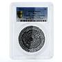 Niue 1 dollar Canyon Diablo Meteorite MS69 PCGS silver coin 2014