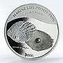 Palau 5 dollars Marine Life Black Pearl colored proof silver coin 2006