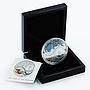 Fiji set 2 coins Year of the Dragon Ying Yang colored proof silver coin 2012