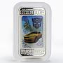 Tuvalu 1 dollar Transformers Bumblebee hologram colored proof silver coin 2014