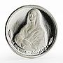 Sharjah 1 riyal Mona Lisa La Gioconda proof silver coin 1970