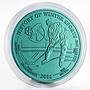 Liberia 5 dollars History of Winter Sports Hockey niobium coin 2006