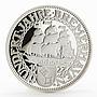 Germany 5 marks 100th Anniversary Bremerhaven Restrike Ship silver coin 2001
