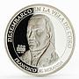 Venezuela 200 bolivares Disembark of Francisco de Miranda proof silver coin 2010