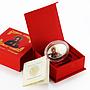 Macedonia 100 denars Angel Day Natalya crystal colored proof silver coin 2015