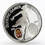 Laos 1000 kip Olympic Games Figure Skating Matryoshka silver proof coin 2014