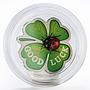 Laos 50000 kip Ladybug Good Luck colored proof silver coin 2018