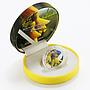 Niue 1 dollar Scented Flowers series Kowhai colored silver coin 2013