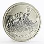 Australia 50 cents Year of the Mouse Lunar Series II 1/2 oz silver coin 2008