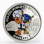 Cook Islands 10 dollars 2014 FIFA World Cup Brazil colored silver coin 2013