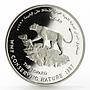 Oman 1 rial WWF Conserving Nature The Leopard proof silver coin 1997