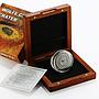 Niue 1 dollar Crater Meteorites series Wolfe Creek Crater silver coin 2015
