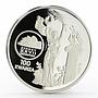 Angola 100 kwanzas Sydney Olympic Games series Fire and Flame silver coin 1999