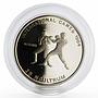 Bhutan 25 ngultrums International Games Boxing proof nickel coin 1984