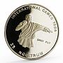 Bhutan 25 ngultrums International Games Shot Put proof nickel coin 1984