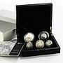 Great Britain set of 5 coins The UK Silver Celebration proof silver coins 2010