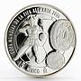 Mexico 5 pesos World Cup Soccer Games FIFA football proof silver coin 2006