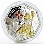 Cook Islands 5 dollars Saint Valentine gilded proof silver coin 2012