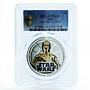Niue 1 dollar Star Wars series C - 3PO PL69 PCGS silverplated coin 2011