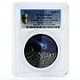 Burkina Faso 1000 francs The Chateau Renard Meteorite MS69 PCGS silver coin 2016