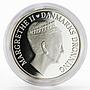 Denmark 500 kroner 70th Birthday of Margarethe II proof silver coin 2010