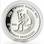 Bangladesh 1 taka 25th Olympic games Barcelona proof silver coin 1992