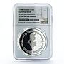 Tunisia 10dinars 30th Anniversary of Central Bank Kairouan PF67 NGC Ag coin 1988