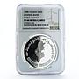 Tunisia 10 dinars 30 Anniversary of Central Bank Gafsa PF66 NGC silver coin 1988