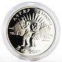 Ethiopia 20 birr Children of the World proof silver coin 1998