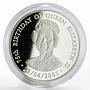 Zambia 1000 kwacha 75th Birthday of Queen Elizabeth II proof silver coin 2001